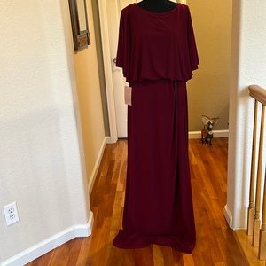 NWT BHLDN burgundy dress size 18